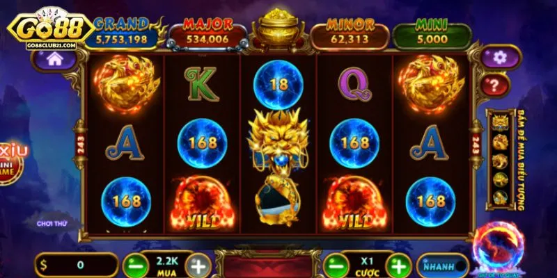 Hệ thống phần thưởng và jackpot